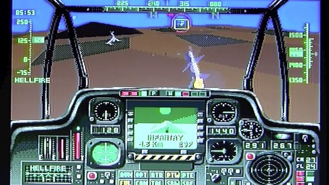 Gunship 2000 gameplay on the CD32 смотреть онлайн