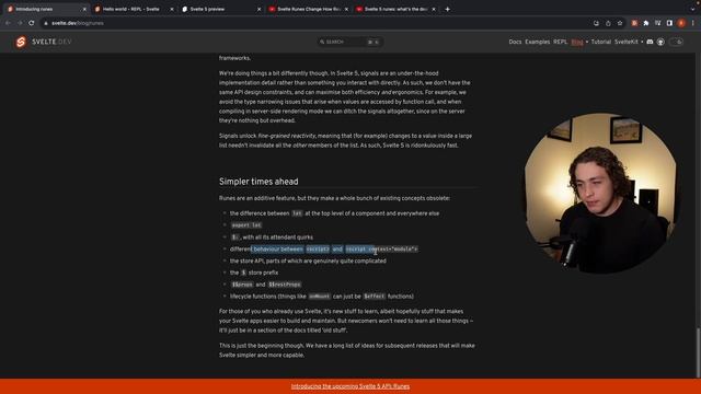 The Future of Svelte, First Impressions... смотреть онлайн