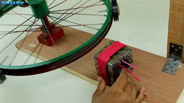 Electricity Generator with Motorbike ring and powerful Magnet 20kw Transfomer Energy generator смотреть онлайн