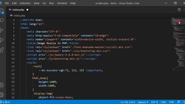 Resizing the Uploaded Image in PHP using GD extension Tutorial DEMO смотреть онлайн
