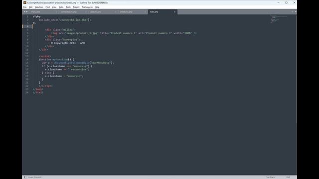 Création site web en PHP - MySQL: Partie I, vidéo 5/7 смотреть онлайн