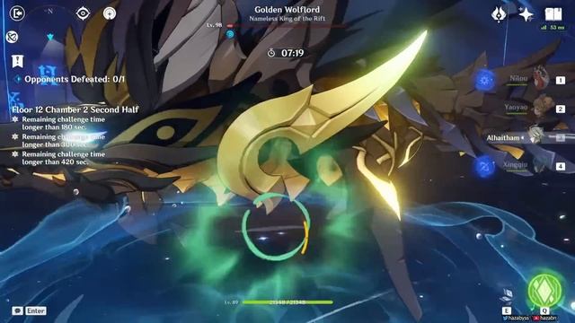 Railan Soup X Alhaitham Bloom | 3.4 (3.3) Spiral Abyss Floor 12 Full Clear (9 Stars)