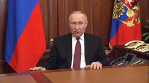 Владимир Путин о начале военной операции на Украине  24.02.22