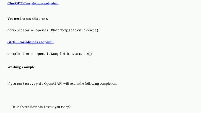 OpenAI ChatGPT (GPT-3.5) API error: "InvalidRequestError: Unrecognized request argument supplied:.. смотреть онлайн