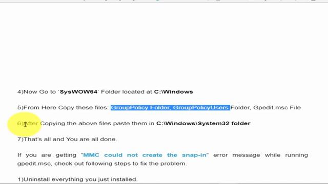 How to Fix Windows cannot find gpedit.msc Error смотреть онлайн