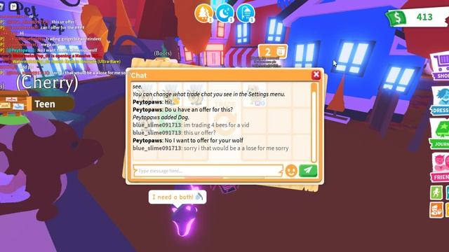 trading 4 bees in adopt me смотреть онлайн