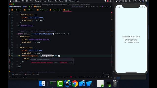 Learn React Native | Learn React Native API 2022 | React Navigation pt. 4 смотреть онлайн