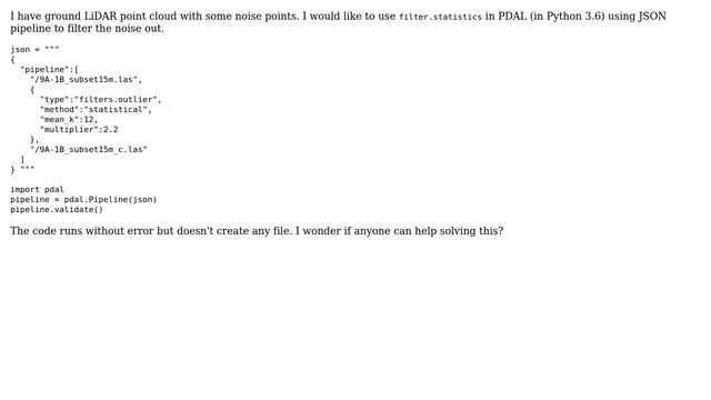 GIS: JSON pipeline in Python doesn't create any output file? смотреть онлайн