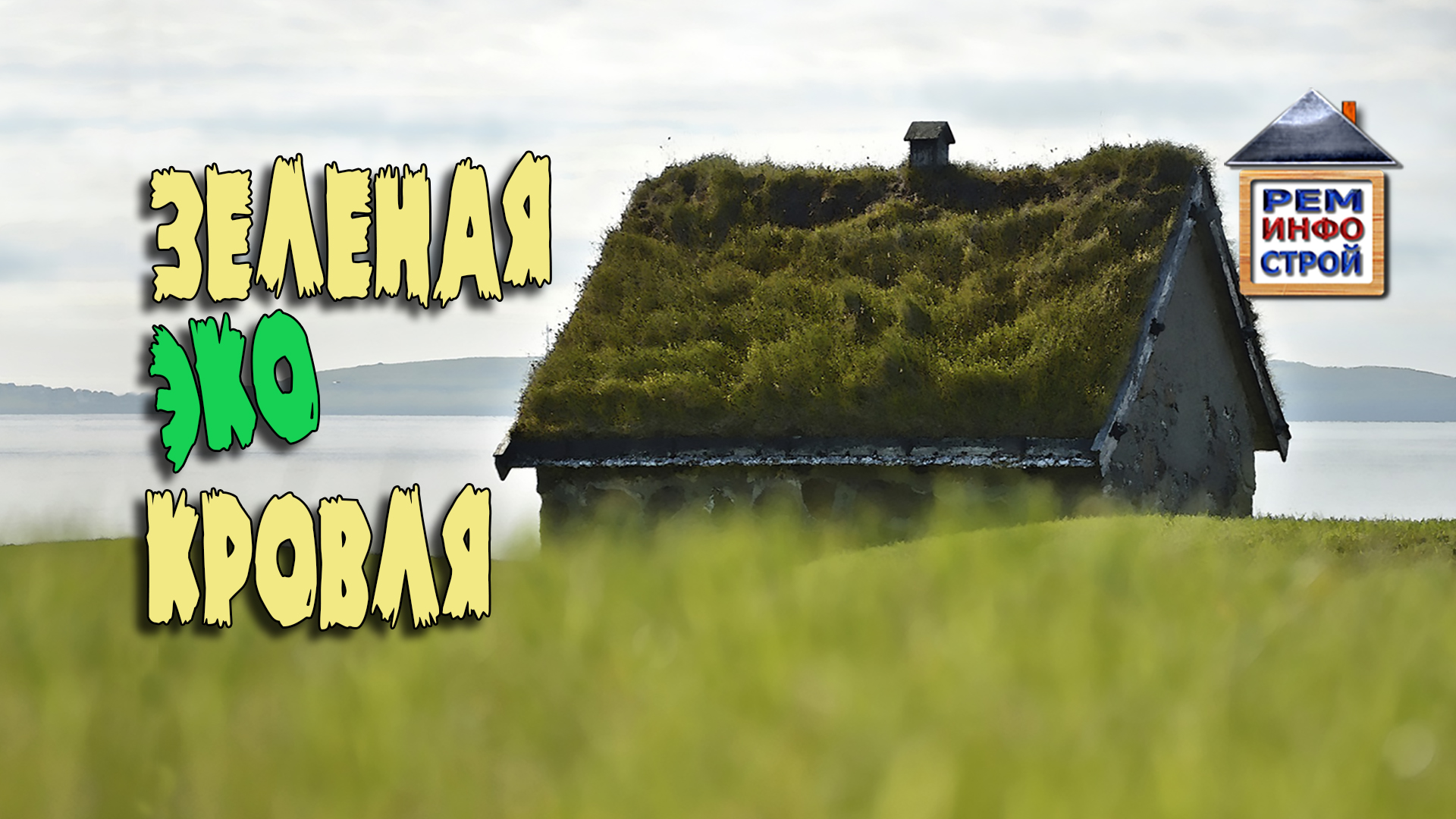 ЗЕЛЕНАЯ КРОВЛЯ. Монтаж зеленой кровли. Трава на крыше своими руками. смотреть онлайн