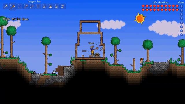 Chimney Plays Terraria Ep. 11 - A New House (HD) смотреть онлайн