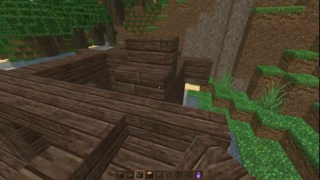 СТАРТОВЫЙ ДОМ В MINECRAFT хижина рыбака