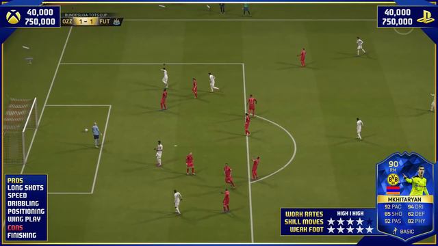 FIFA 16 TOTS MKHITARYAN REVIEW (90) FIFA 16 Ultimate Team Player Review + In Game Stats смотреть онлайн