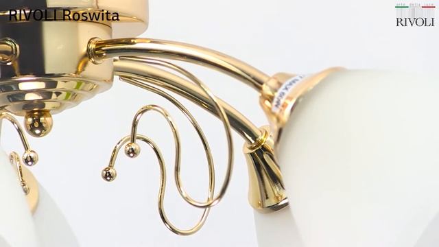 Люстра RIVOLI Roswita 9052-305 5 х Е27 60 Вт классика смотреть онлайн