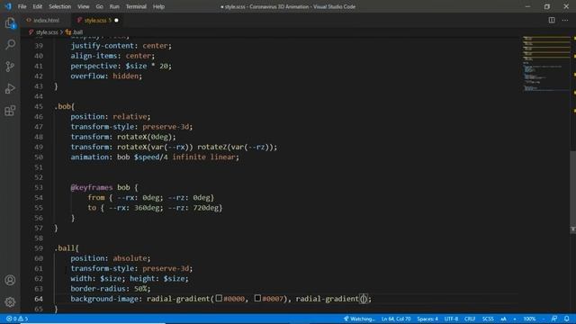 Corona Virus Animated Using HTML & CSS | Web Tech смотреть онлайн