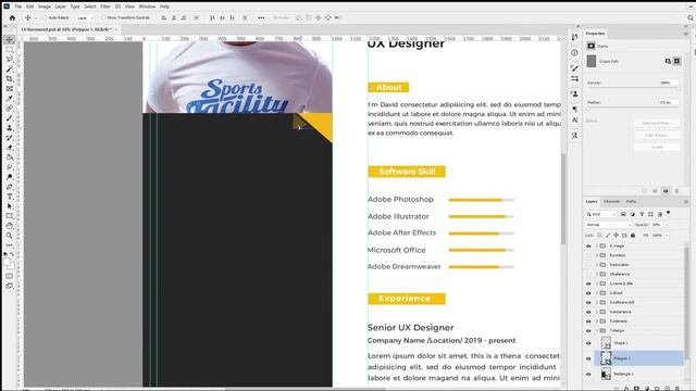 How to Create a RESUME template – Resume Kaise Banaye – ✪ Photoshop Tutorial ✪ смотреть онлайн