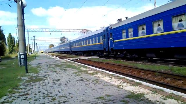 Чс4-183 з №107 Ужгород-Одеса ст.Перехрестове ОДзал. лінія Подільськ-Роздільна