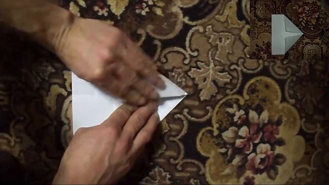 Летающий оригами самолет . смотреть онлайн
