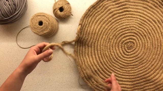 Из чего вязать ковры? Полиэфир?Джут?Хлопок? смотреть онлайн
