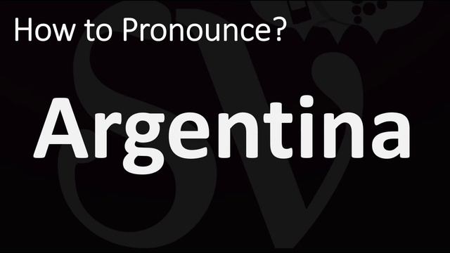 How to Pronounce Argentina? | English VS Spanish Pronunciation смотреть онлайн