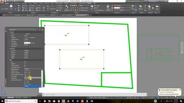 8E AutoCAD 2017 Intro Layouts and Viewports Zoom Scale Lock смотреть онлайн