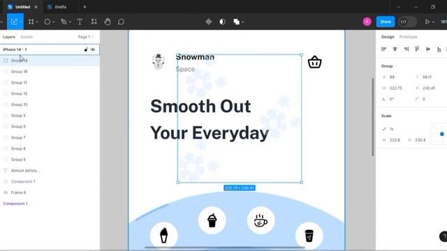 User Interface for an Ice Cream Shop using Figma смотреть онлайн