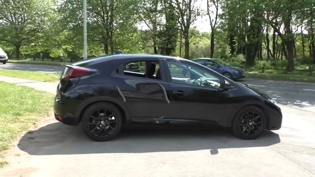 Honda Civic 1.6 I-Dtec Se Start/Stop finished in Crystal Black Pearl , video walkaround! смотреть онлайн