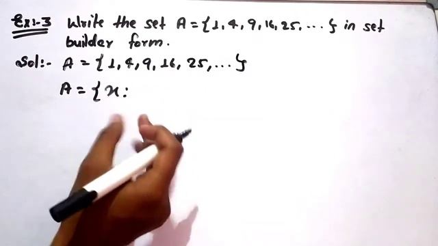 Write the set A={1,4,9,16,25,...} in the set builder form @Samplepaper25 смотреть онлайн