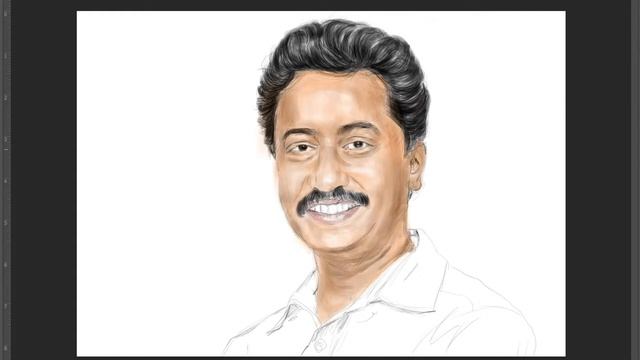 Sanchari Vijay | Kannada Actor | Tribute | Digital Art | Timelapse | Sketch Secrets смотреть онлайн