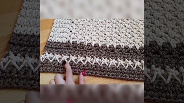 Коврик крючком. Бесплатный МК. смотреть онлайн