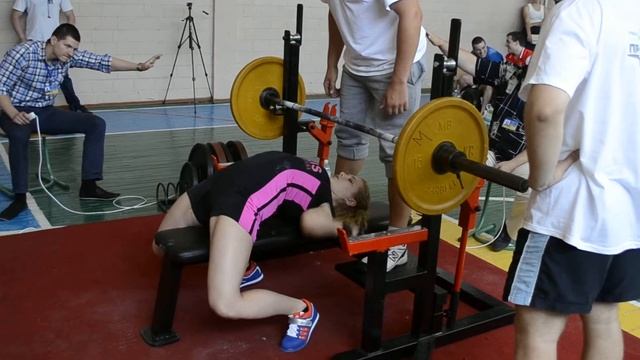 Сандуленко Оксана жим 55 кг смотреть онлайн