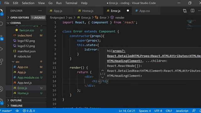 #52 Error Boundary in ReactJs смотреть онлайн