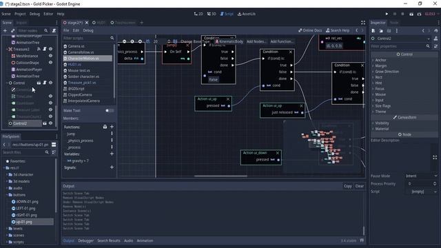 Godot Engine 3d game touchscreen control - visual scripting смотреть онлайн