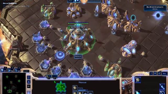 StarCraft II Episode 7: Protoss Brutal Campaign Mission Sky Shield смотреть онлайн