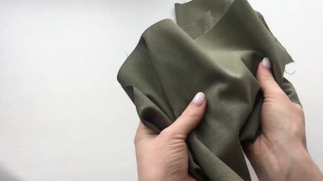Лён с хлопком, цвет хаки смотреть онлайн