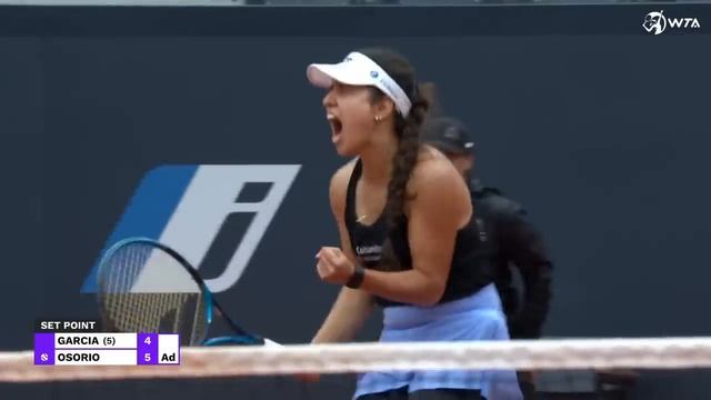 Caroline Garcia vs. Camila Osorio | 2023 Rome Round 3 | WTA Match Highlights смотреть онлайн