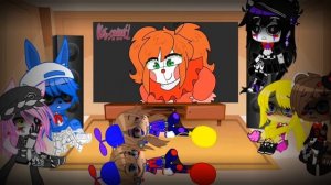 FNAF 2 Reacts To Sister Location And Afton Family Memes(MY AU!!)|Gacha Club|