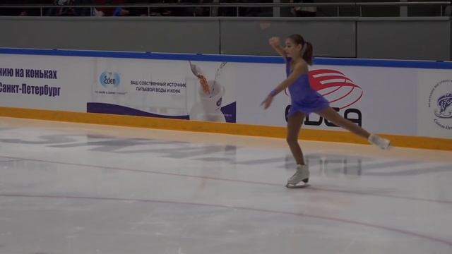 Первенство России среди юниоров 2017 Дeвушки Произвольная программа Алёна КОСТОРНАЯ МОС смотреть онлайн