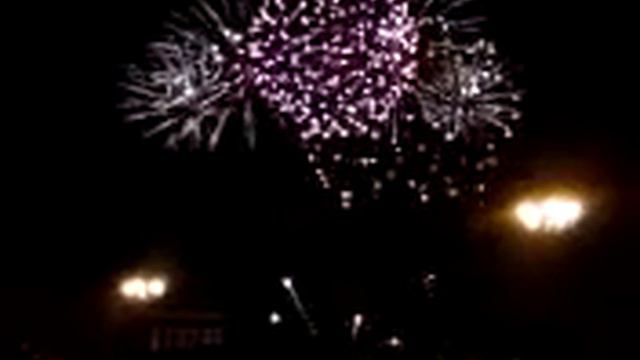 Салют на День Железнодорожника (7.08.11) в Новосибирске смотреть онлайн