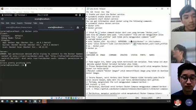Persentasi Oracle Database Administrator - Oracle In Docker смотреть онлайн