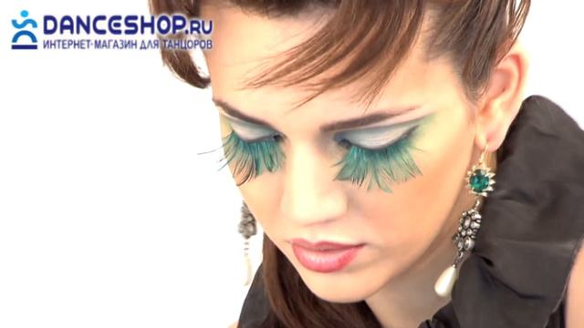 Ресницы голубые перья BL615 смотреть онлайн