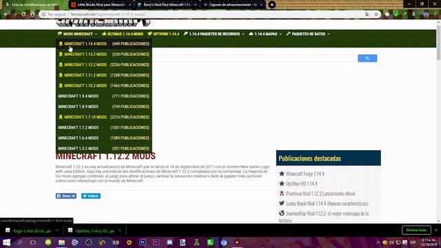Como Instalar Mods En Minecraft Launcher Fenix 1.14.4 смотреть онлайн