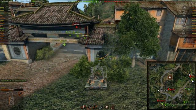 ИС-6 , танкуем бортом . Карта - Жемчужная Река . смотреть онлайн