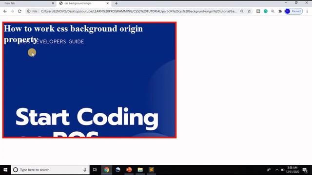 CSS background-origin Property In Bangla | Part-34 | CSS3 Bangla Tutorial. смотреть онлайн