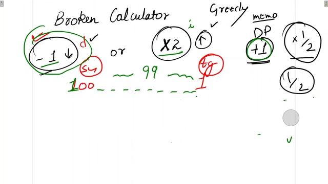 Broken Calculator | 991 | Greedy | Python смотреть онлайн