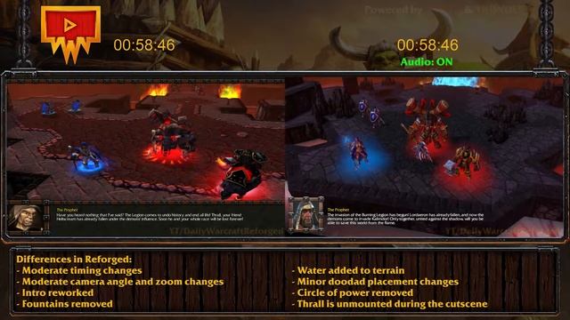 Warcraft 3: Reforged vs Classic Cutscene Comparison #92 - The Oracle 2/2 смотреть онлайн