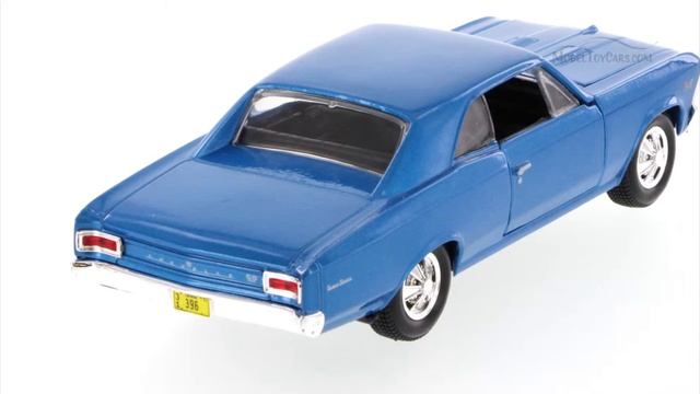 1966 Chevrolet Camaro SS396 Hard Top, Blue - Showcasts 34960 - 1/24 Scale Diecast Car смотреть онлайн