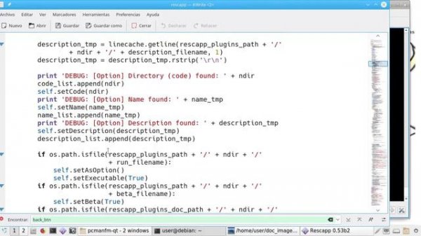 Rescapp documentation - Html doc display bug