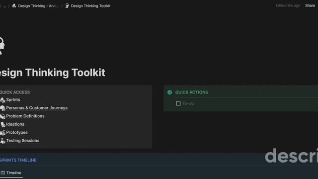 Design Thinking Notion Template (Free) смотреть онлайн