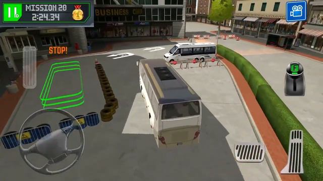 Bus Simulator Driving Bus Parking King - Bus Station: Learn to Drive - Android Gameplay смотреть онлайн