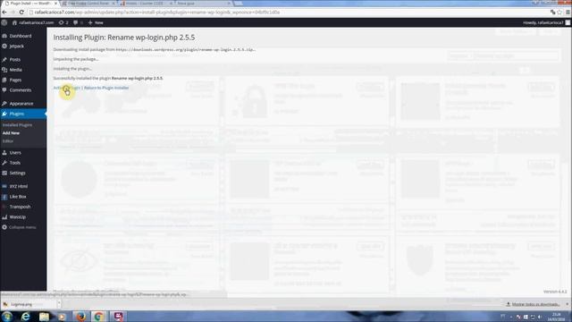 Como mudar url de login do wordpress смотреть онлайн